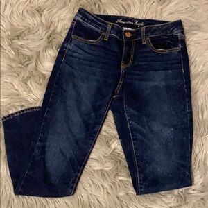 AE Dark Wash Skinny Denim Jeans